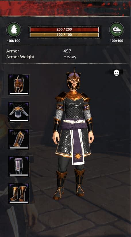 A detailed overview of Stygian Mercenary Mail - Torso - Armors in Conan Exiles featuring descriptions, locations, stats, lore & notable information. ... Stygian Invader Chestguard Stygian Raider Chestpiece. Details. ... Stamina +10; Armor Class. Heavy. Stats. Durability. 1,440. Weight. 29.77. Armor. 350. Grade. Epic. Armor Set. Stygian ...